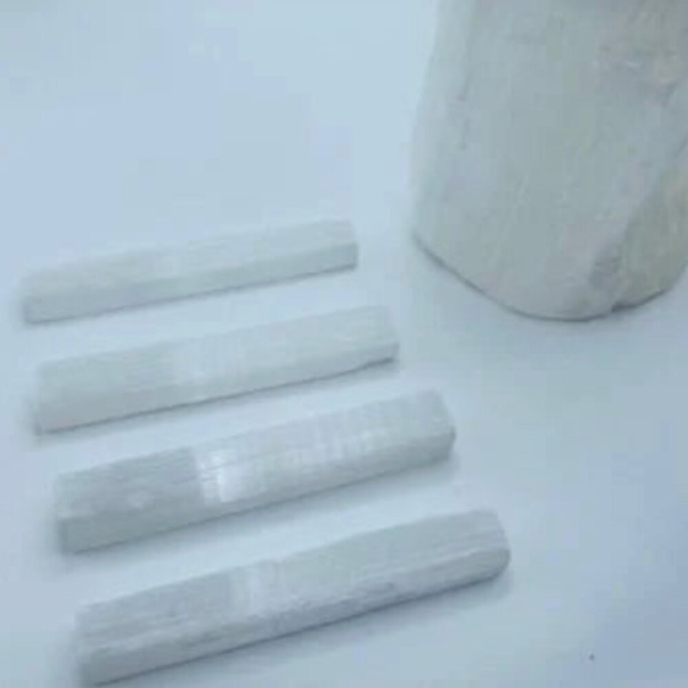 Selenite Wands BULK 4 Crystals